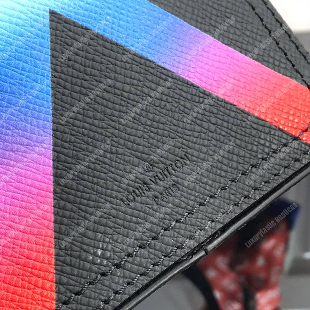 LV Abloh Mini Soft Trunk Taiga Leather