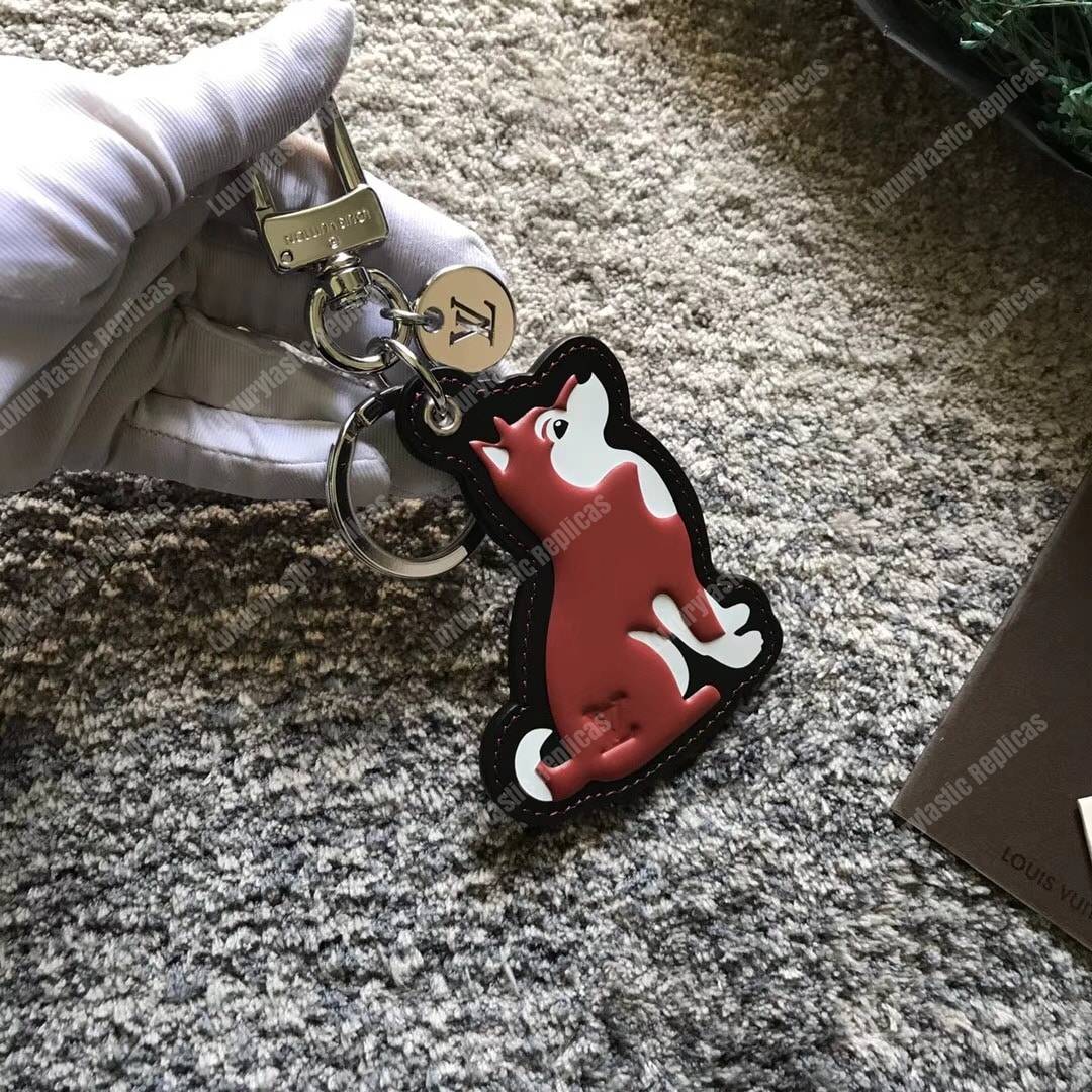 LV Dog Bag Charm And Key Holder