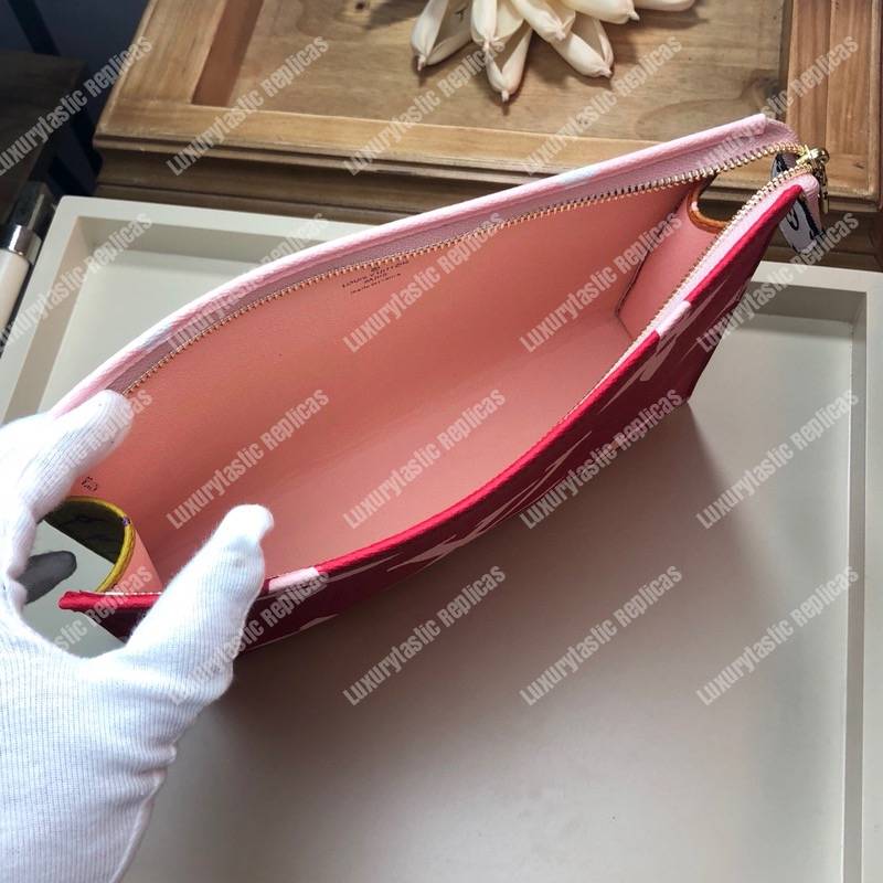 LV Toilet Pouch XL Monogram Rouge