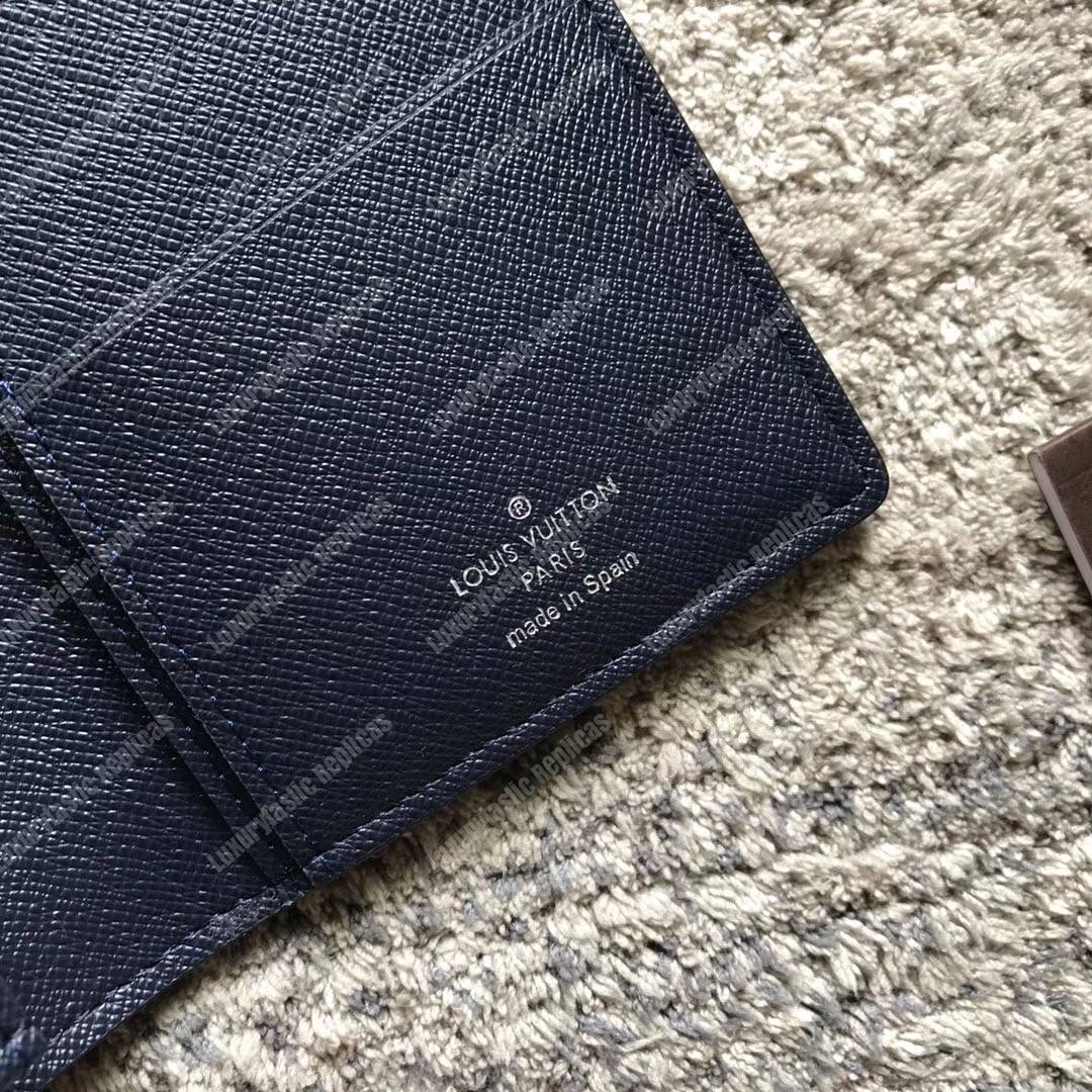 LV Circle signature Brazza Wallet Epi Leather Noir