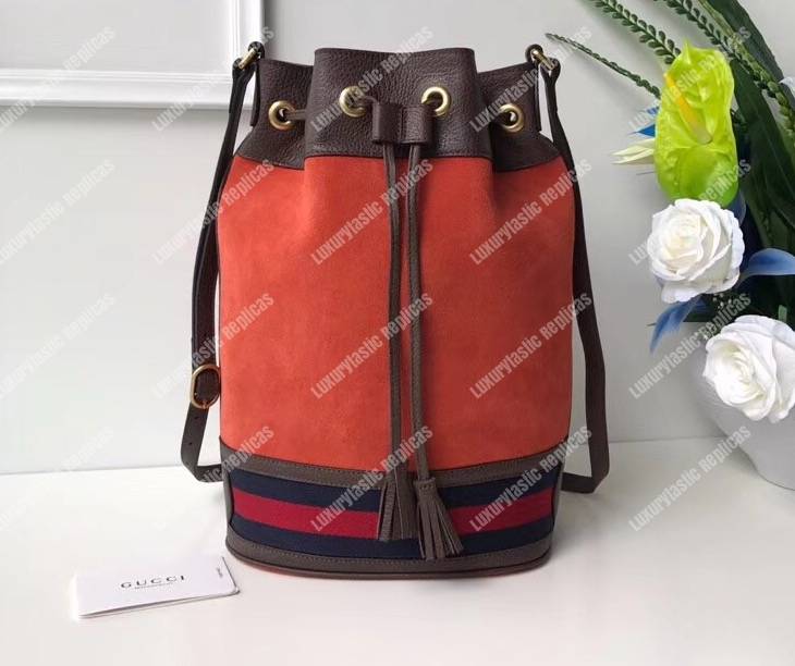 G*u*i ophidia bucket bag orange
