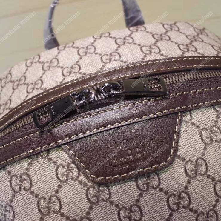 G*u*i gg sup*e backpack beige/ebony canvas