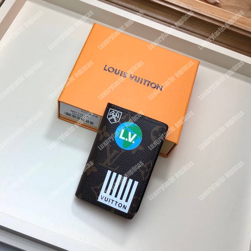LV Pocket Organizer Monogram Marron