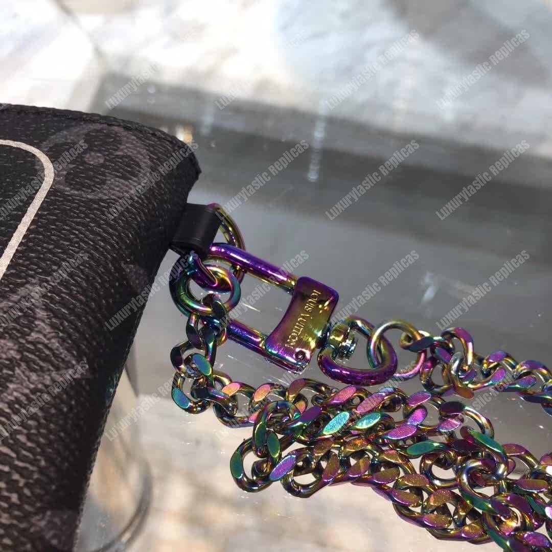 LV Small Purse Monogram Eclipse Canvas