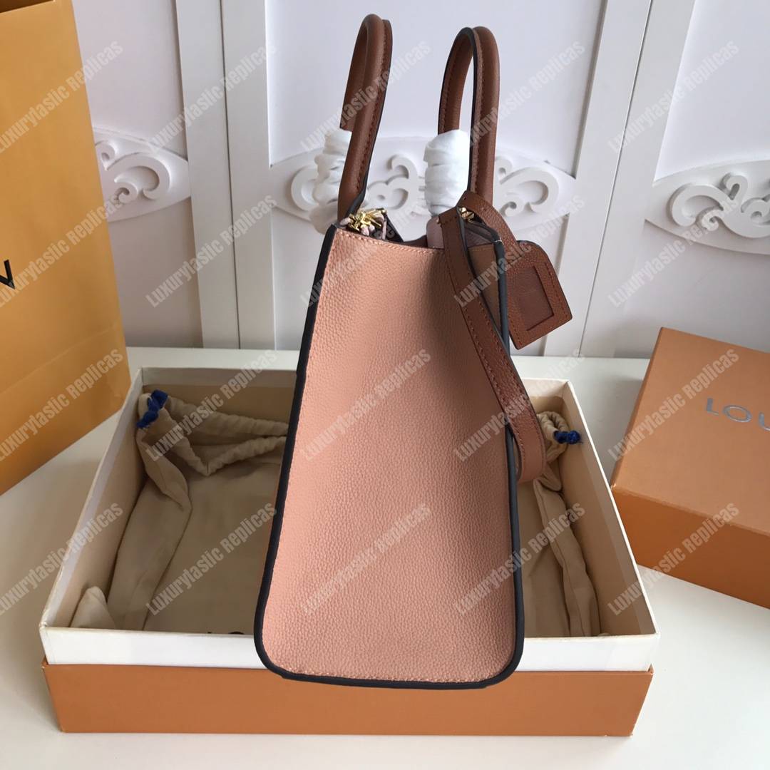 LV City Steamer MM Autres Cuirs Papyrus Creme Sienne