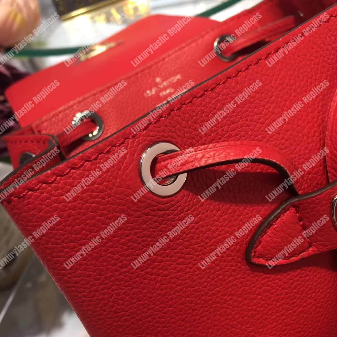 LV Lockme Backpack Mini Rubis