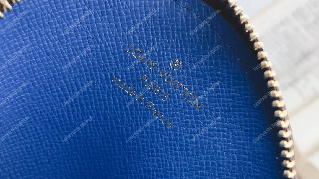 LV Round Coin Purse Holiday Edition