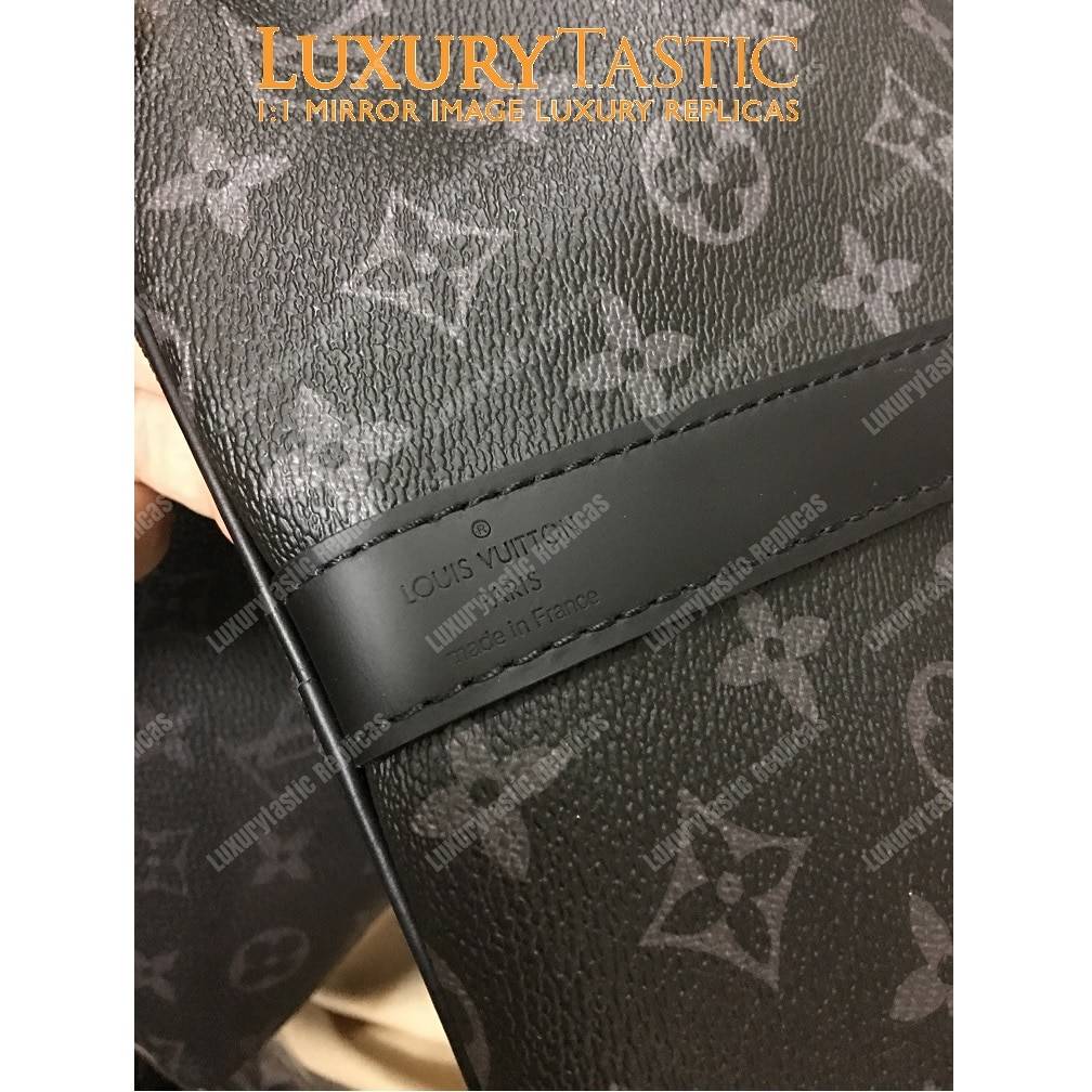 LV Keepall Bandouliere 55 Monogram Eclipse
