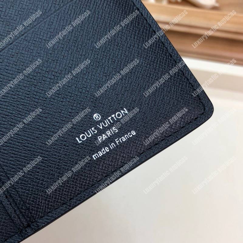 LV Abloh Brazza Wallet Taiga