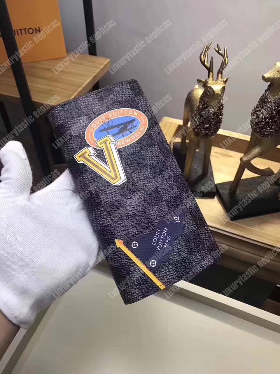 LV Damier Graphite Canvas Brazza Wallet 2017