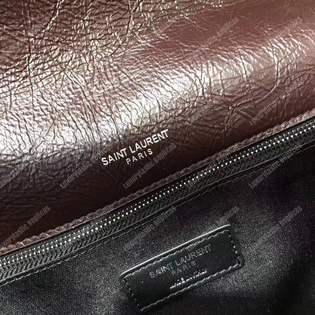 Saint Laurent Niki Medium Dark Legion Red Vintage