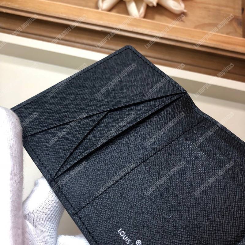 LV Pocket Organizer Damier Graphite Pixel Blue