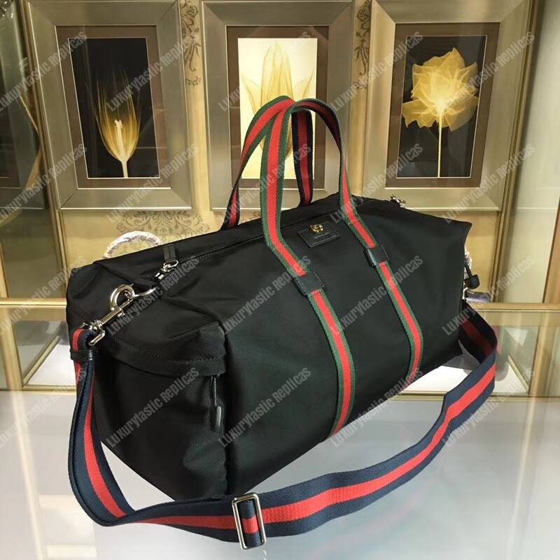 G*u*i technical canvas duffle black