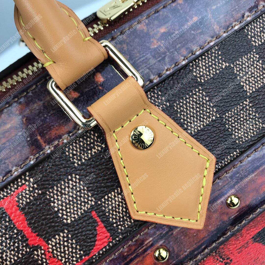 LV Speedy Bandouliere 25 Damier Time Trunk