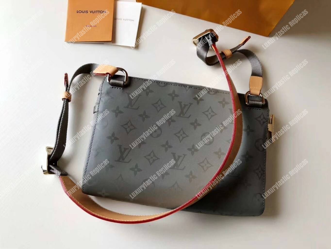 LV Messenger PM Monogram Titanium
