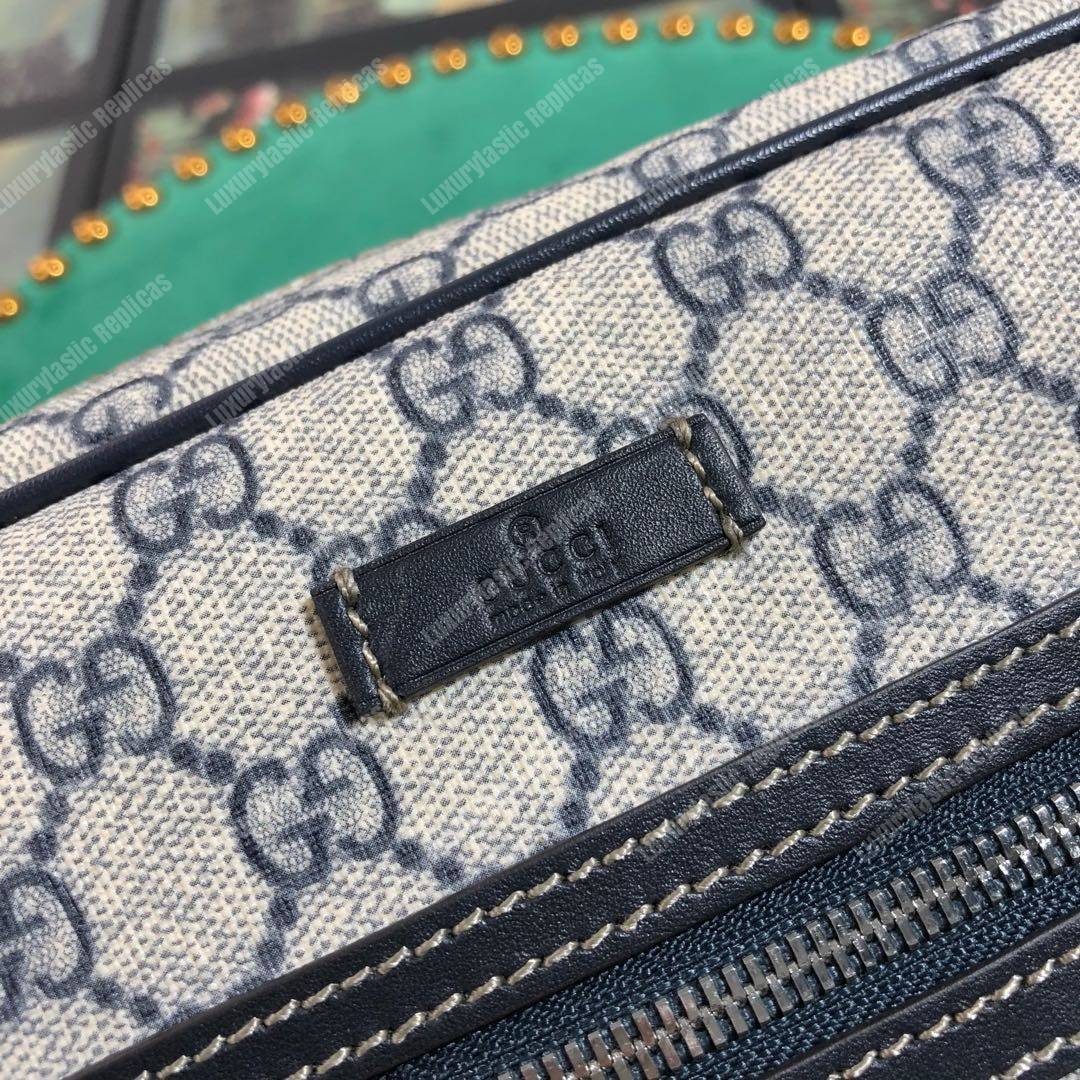 G*u*i gg sup*e canvas messenger bag black
