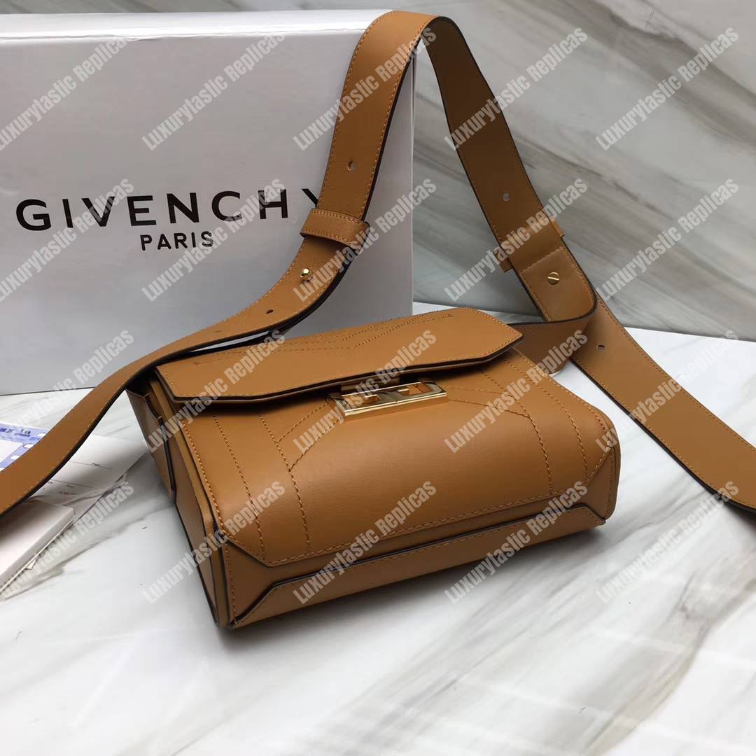 Givenchy Medium Eden Bag In Smooth Leather Brown