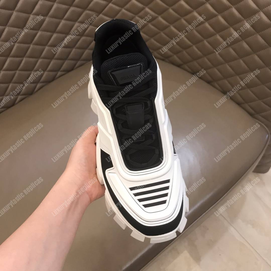 Pra*a cloudbust thunder knit sneakers white