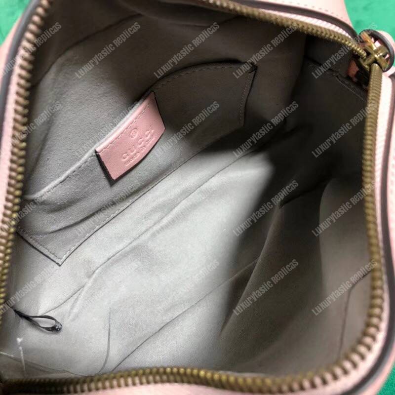 G*u*i gg marmont matelassé mini bag pink