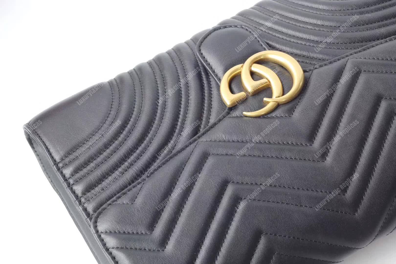 G*u*i gg marmont clutch black