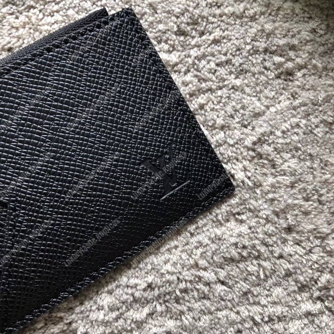 LV Coin Card Holder Taiga Leather