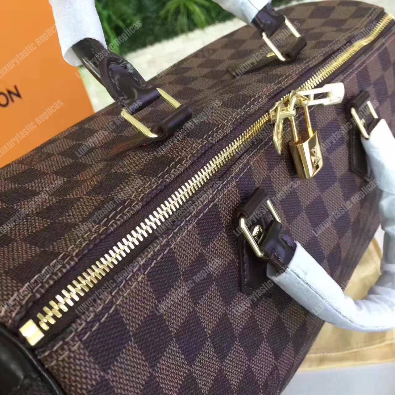 LV Speedy Bandouliere 30 Damier Ebene