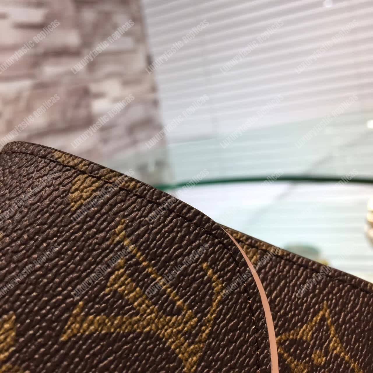 LV Ariane Wallet Monogram Rose Ballerine