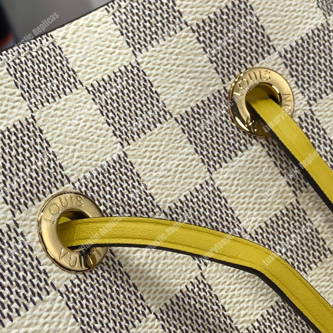 LV Noé BB Damier Azur Canvas Pineapple
