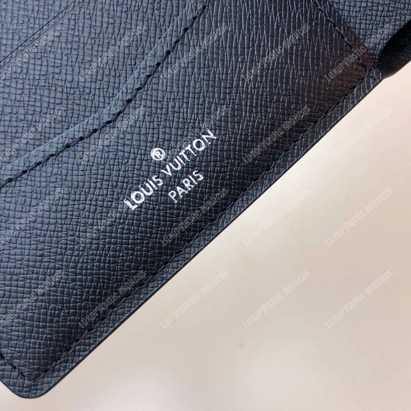 LV Slender Wallet Damier Graphite Pixel Green