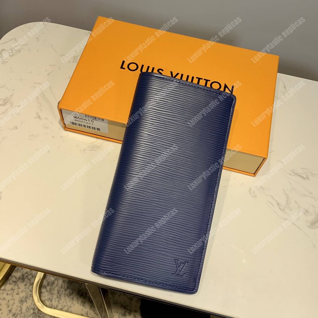 LV Brazza Wallet Blue