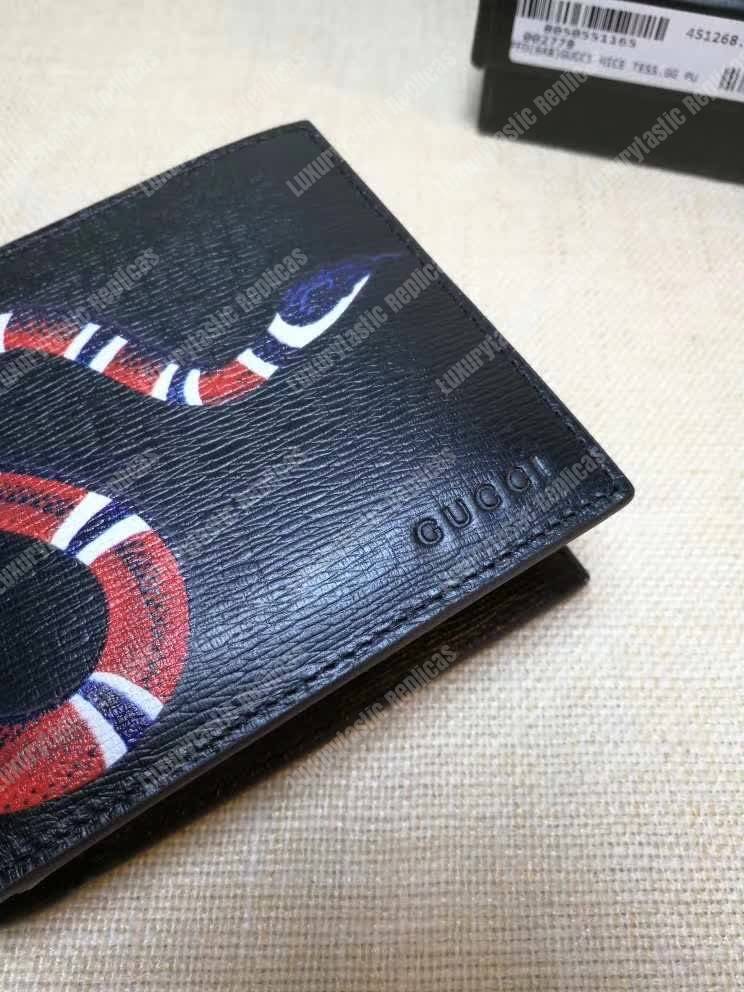 G*u*i kingsnake leather wallet
