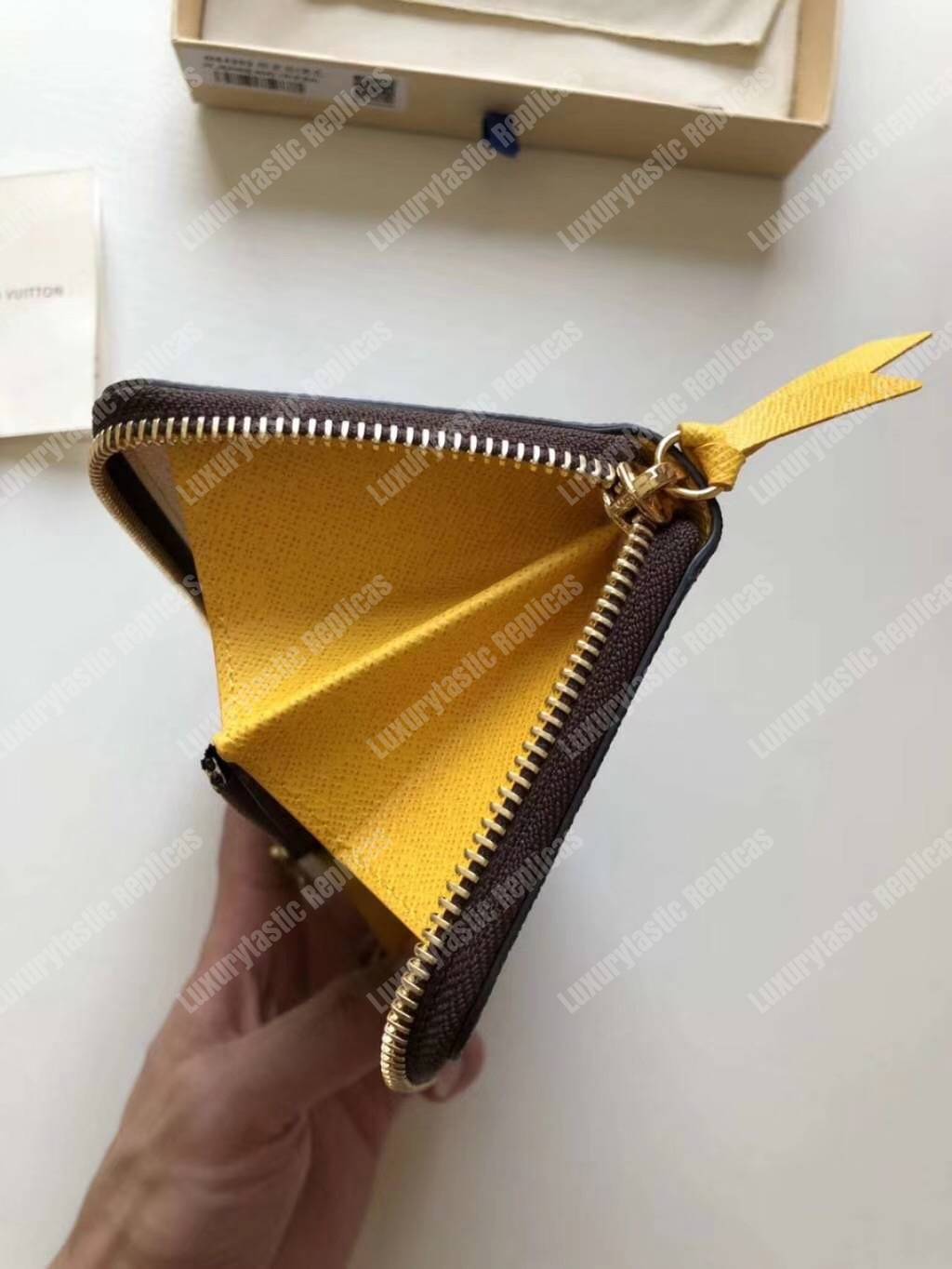 LV Clemence Wallet Monogram Safran