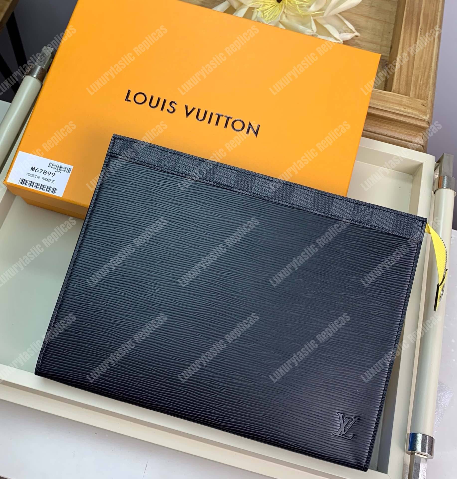 LV Pochette Voyage MM Damier Graphite