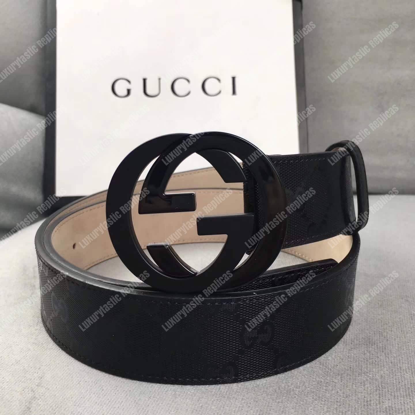 G*u*i gg imprime belt with g buckle