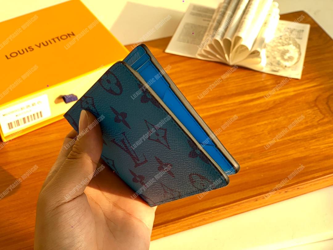 LV Multiple Wallet Blue