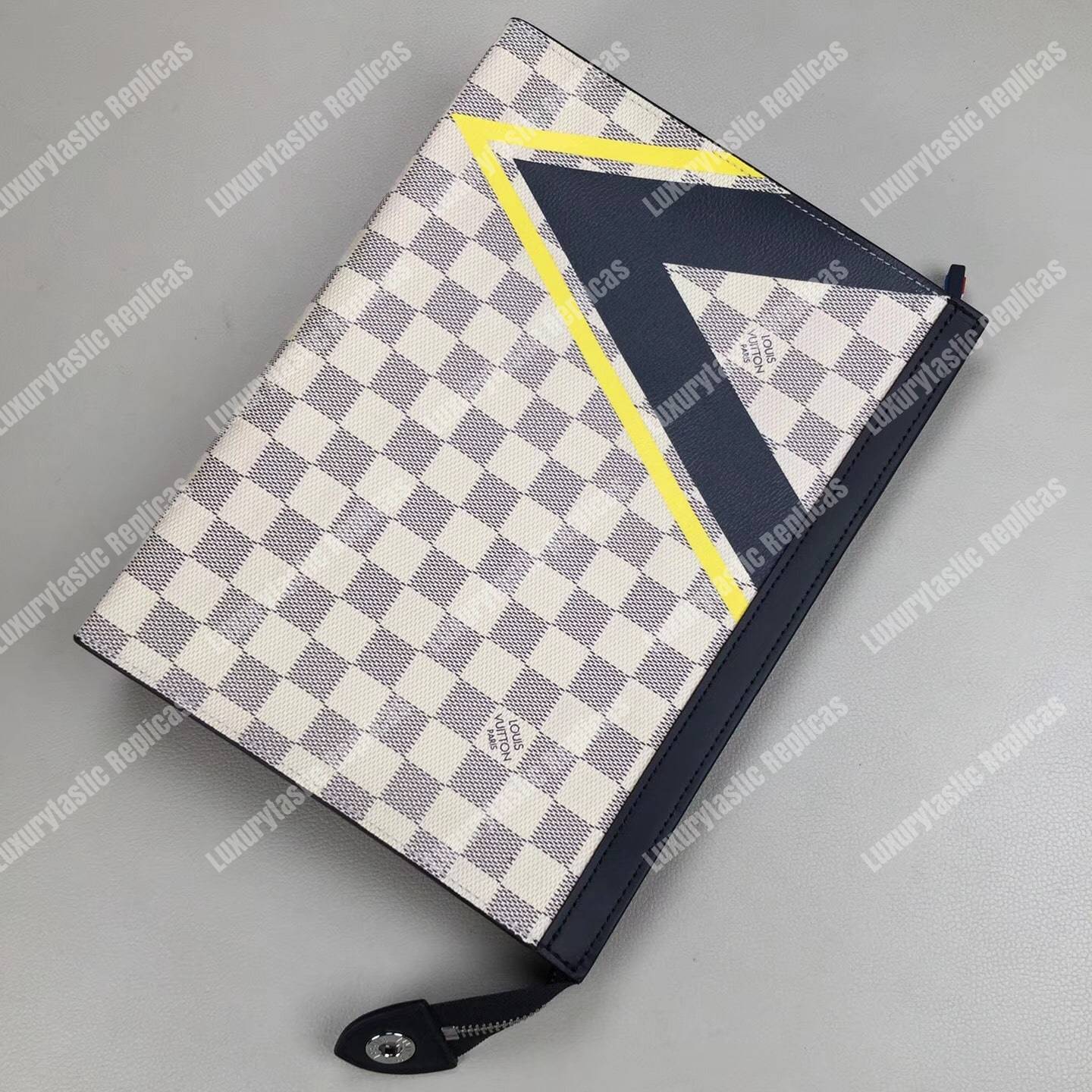 LV Pochette Voyage MM Damier Azur Canvas