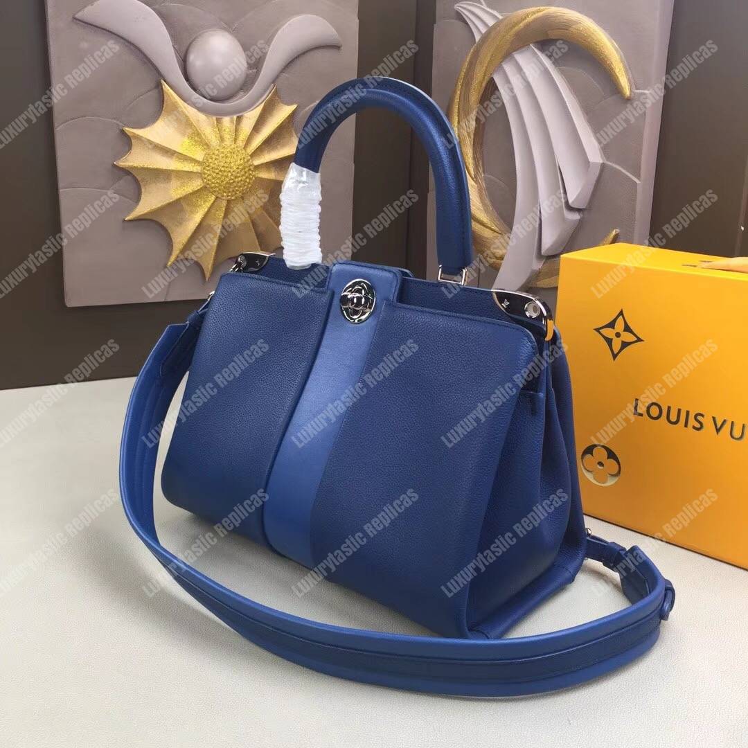 LV Astrid Veau Nuage Leather Bleu