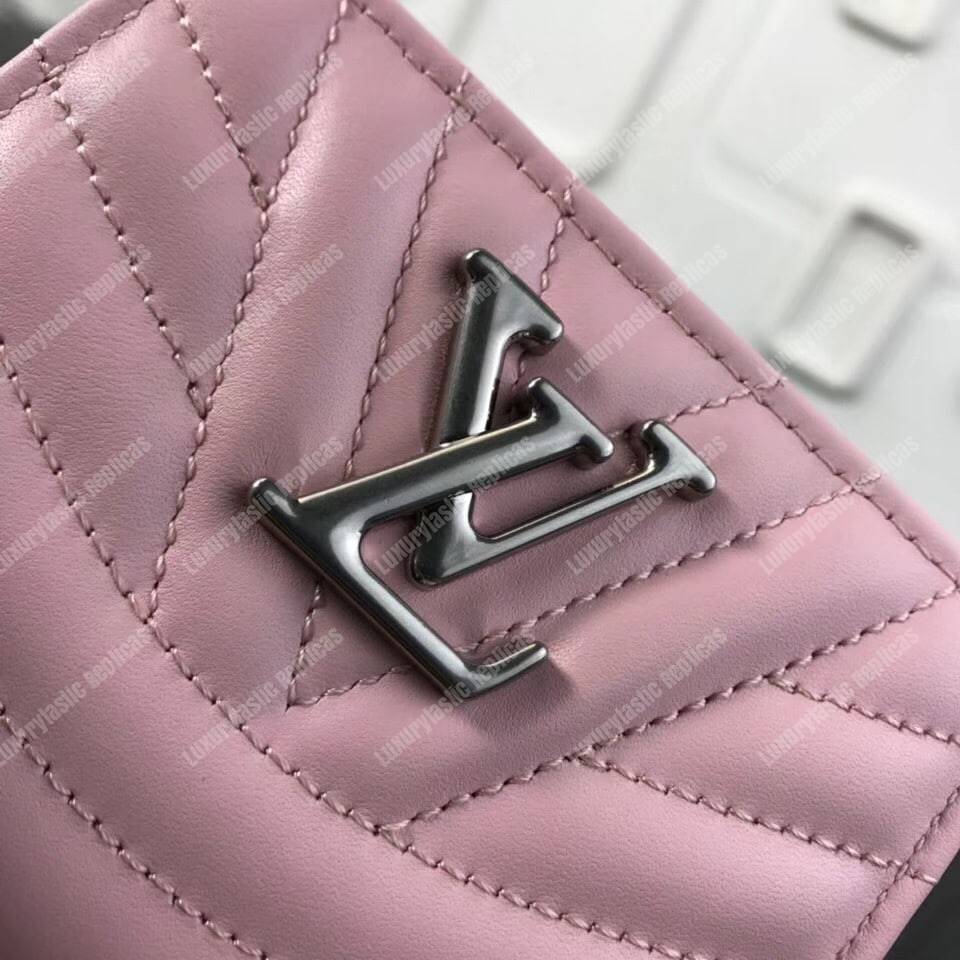 LV New Wave Zipped Compact Wallet Smoothie Pink