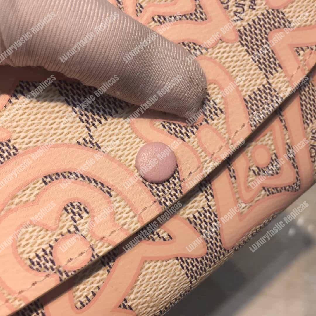 LV Emilie Wallet Damier Azur Canvas