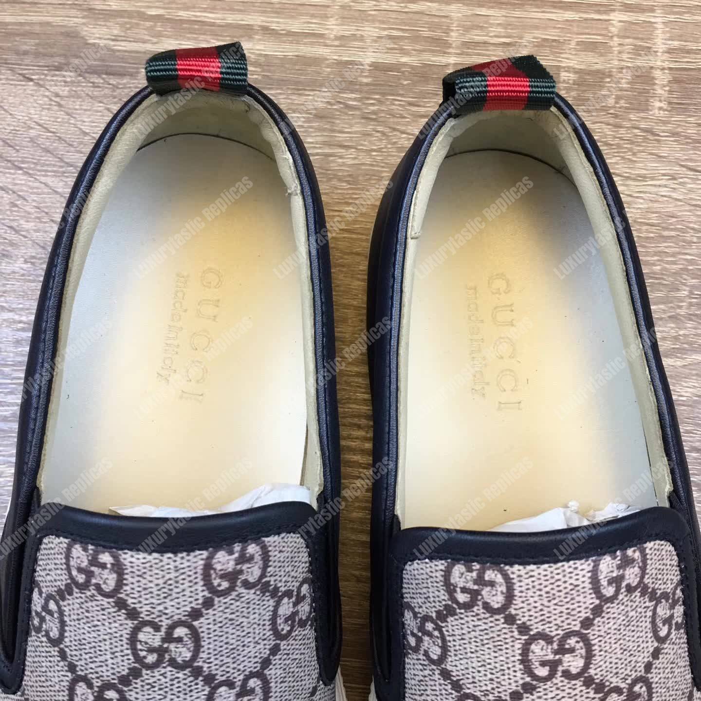 G*u*i gg sup*e tiger slip-on sneaker