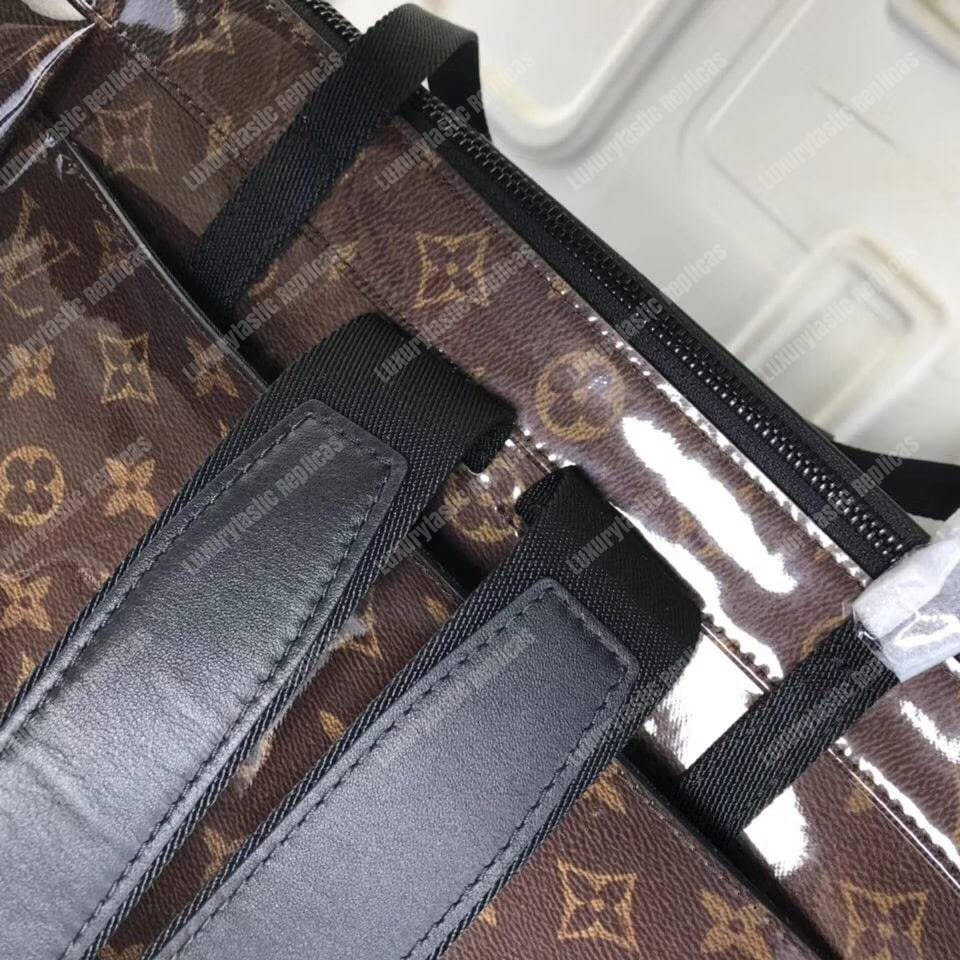 LV Zipped Tote Monogram Glaze