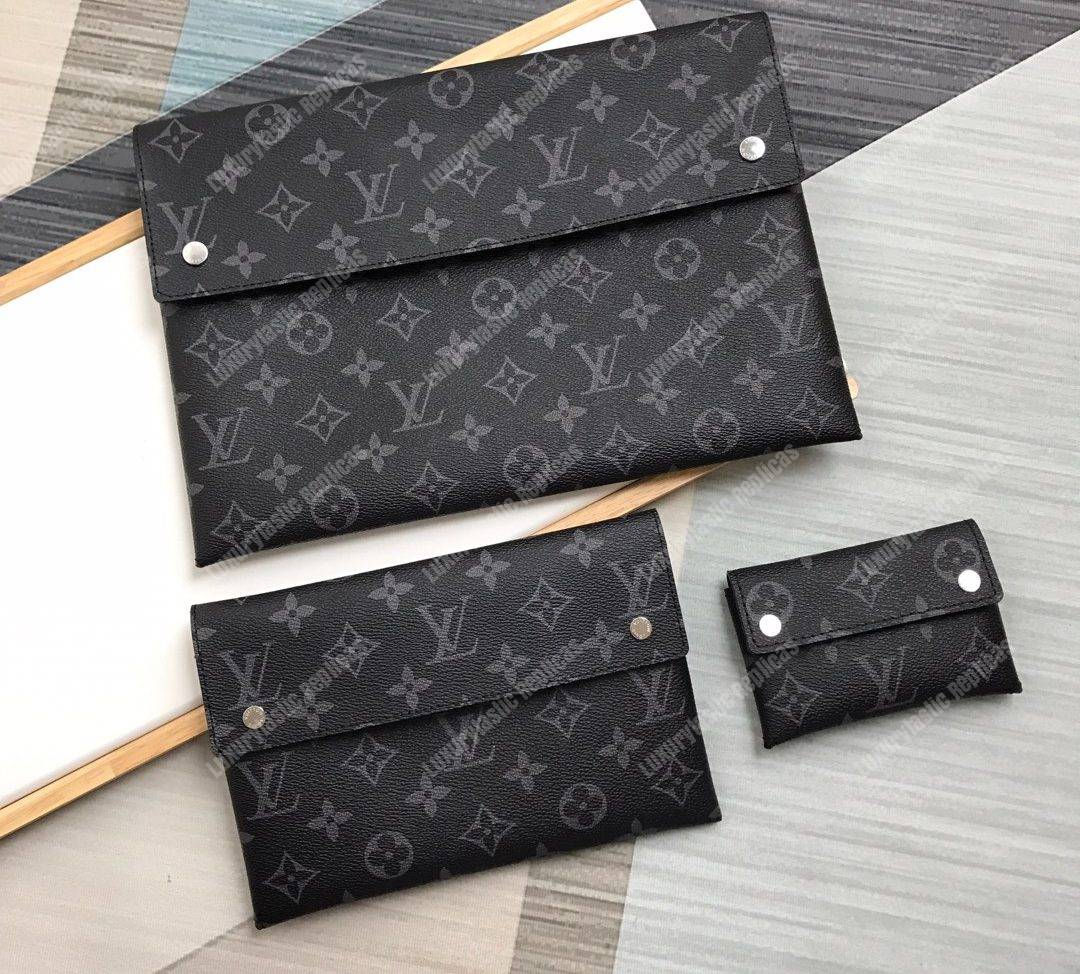 LV Pochette Alpha Triple Monogram Eclipse