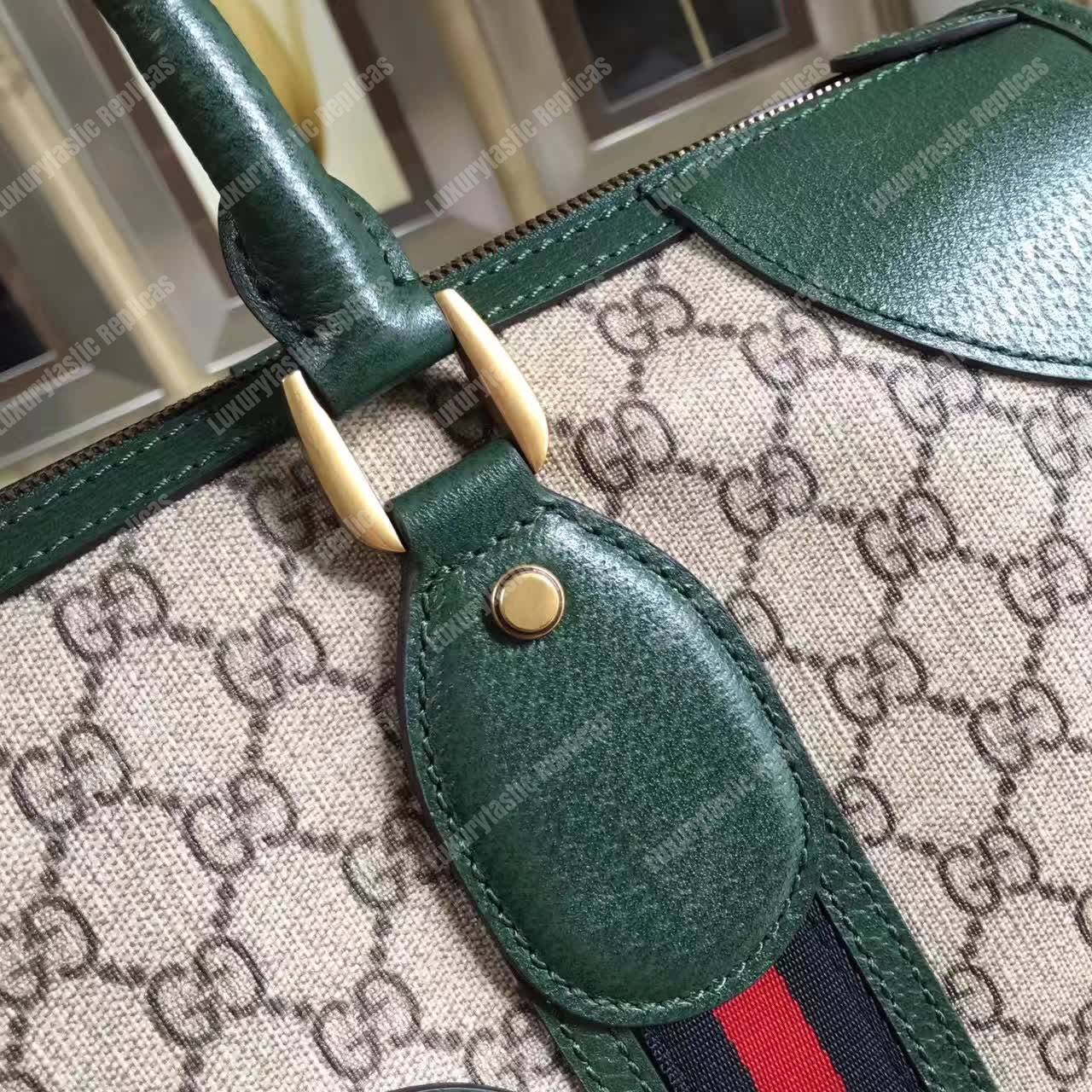 G*u*i soft gg sup*e duffle bag green