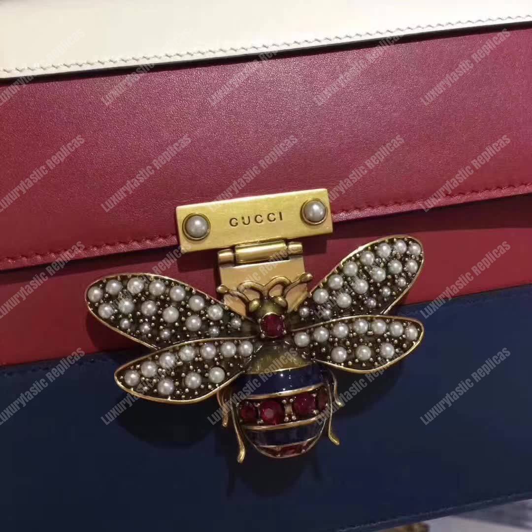 G*u*i queen margaret small top handle bag