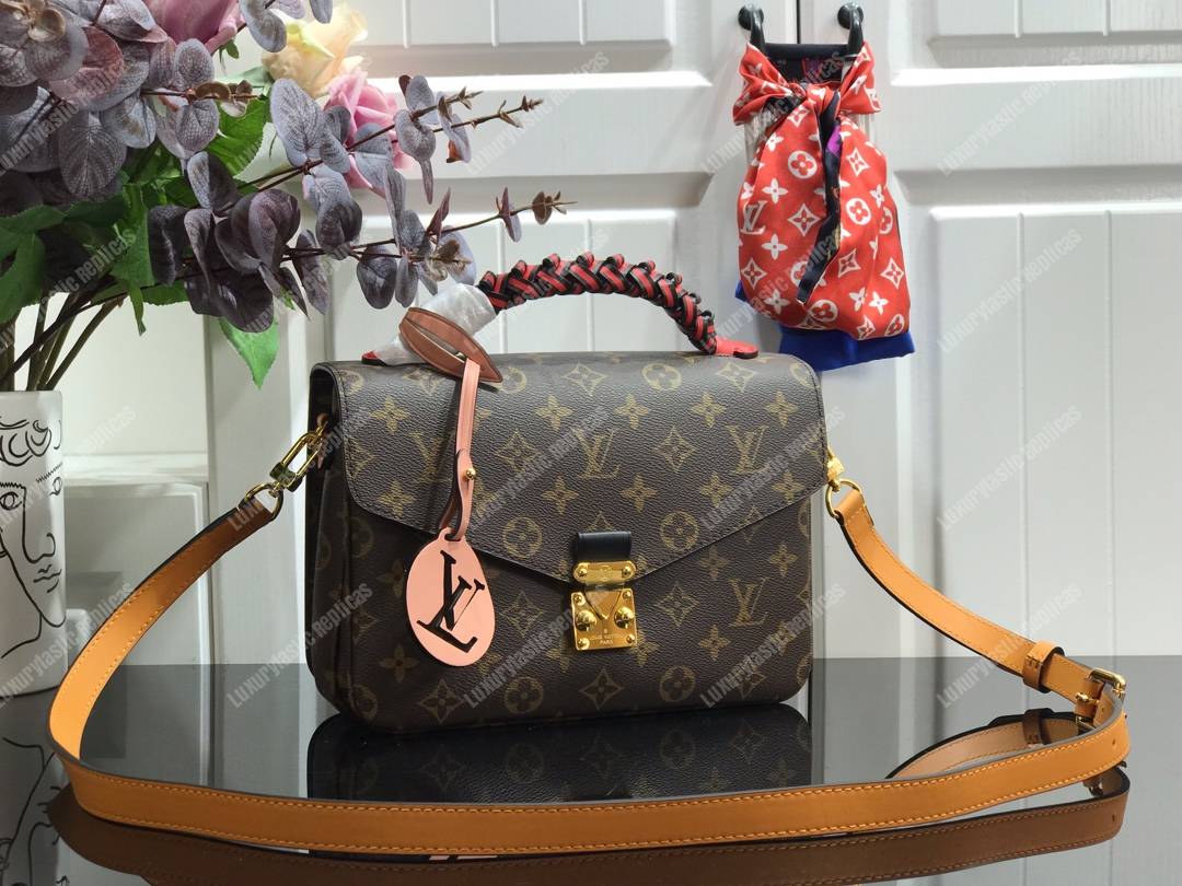 LV Pochette Métis Monogram Canvas Coquelicot Red