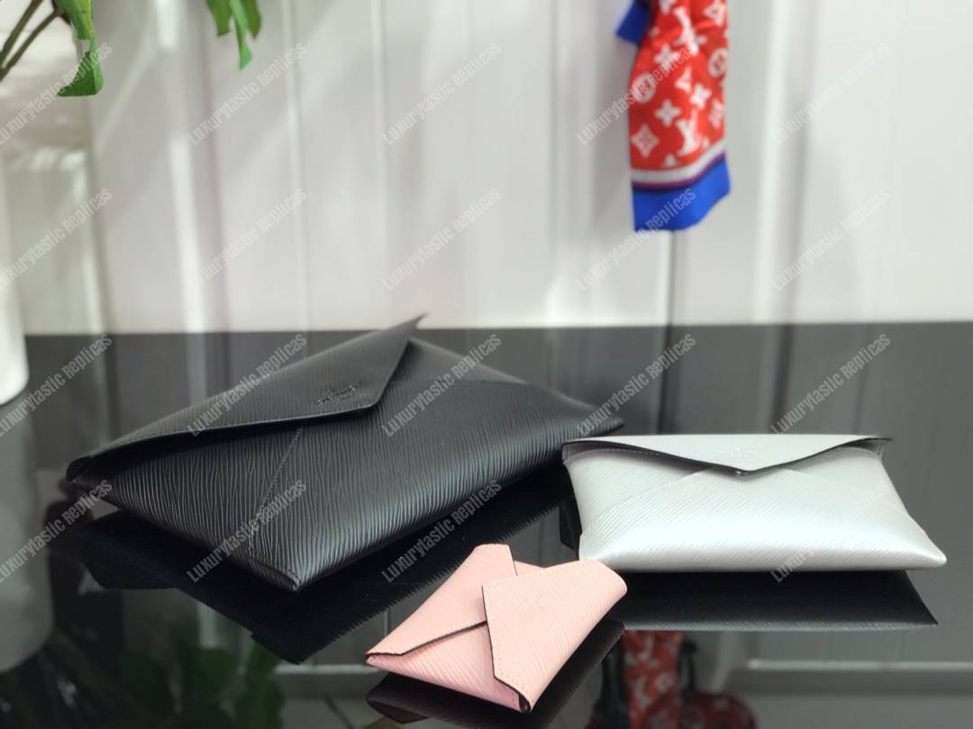 LV Pochette Kirigami Epi Leather 3-in-1 Black/Silver/Rose Ballerine