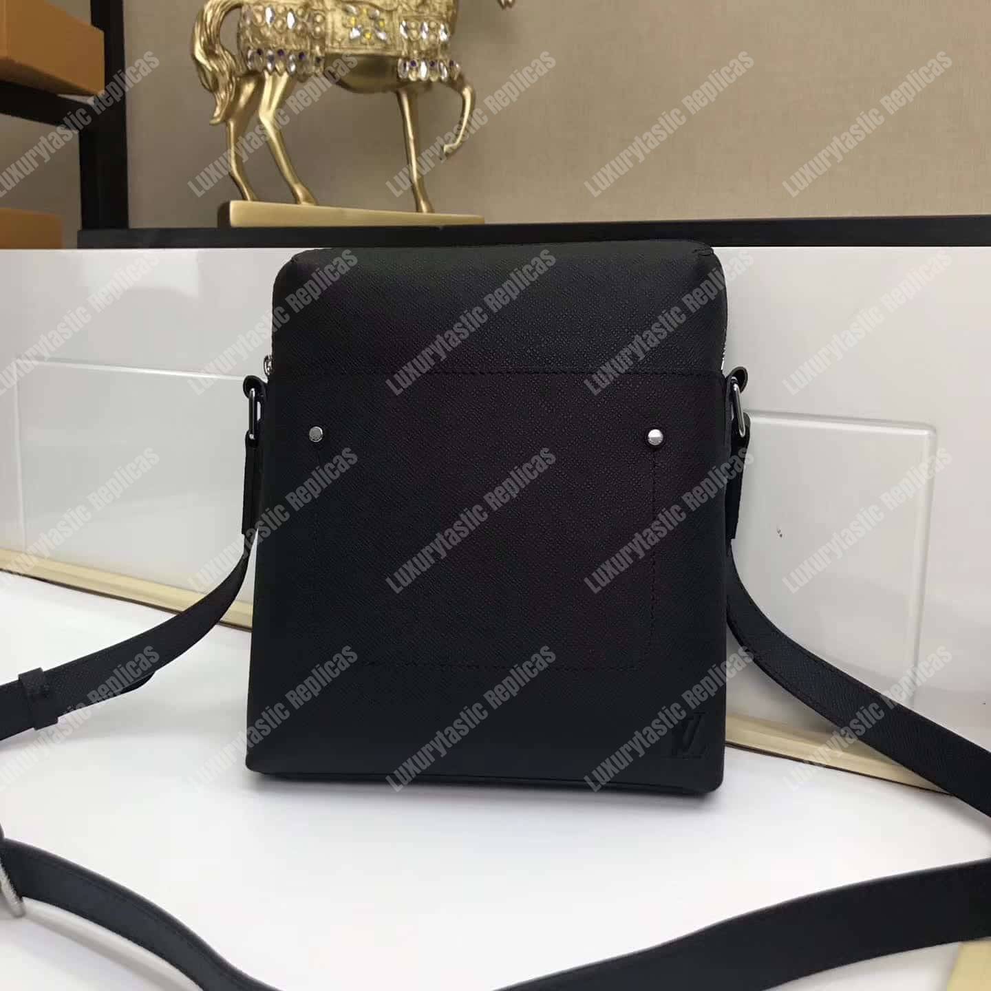 LV Pochette Grigori Cowhide Leather Black