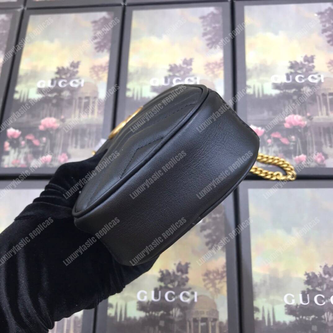 G*u*i gg marmont mini bag noir