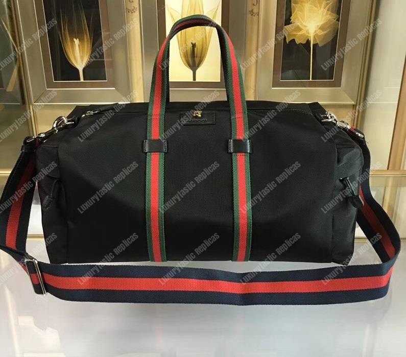 G*u*i technical canvas duffle black