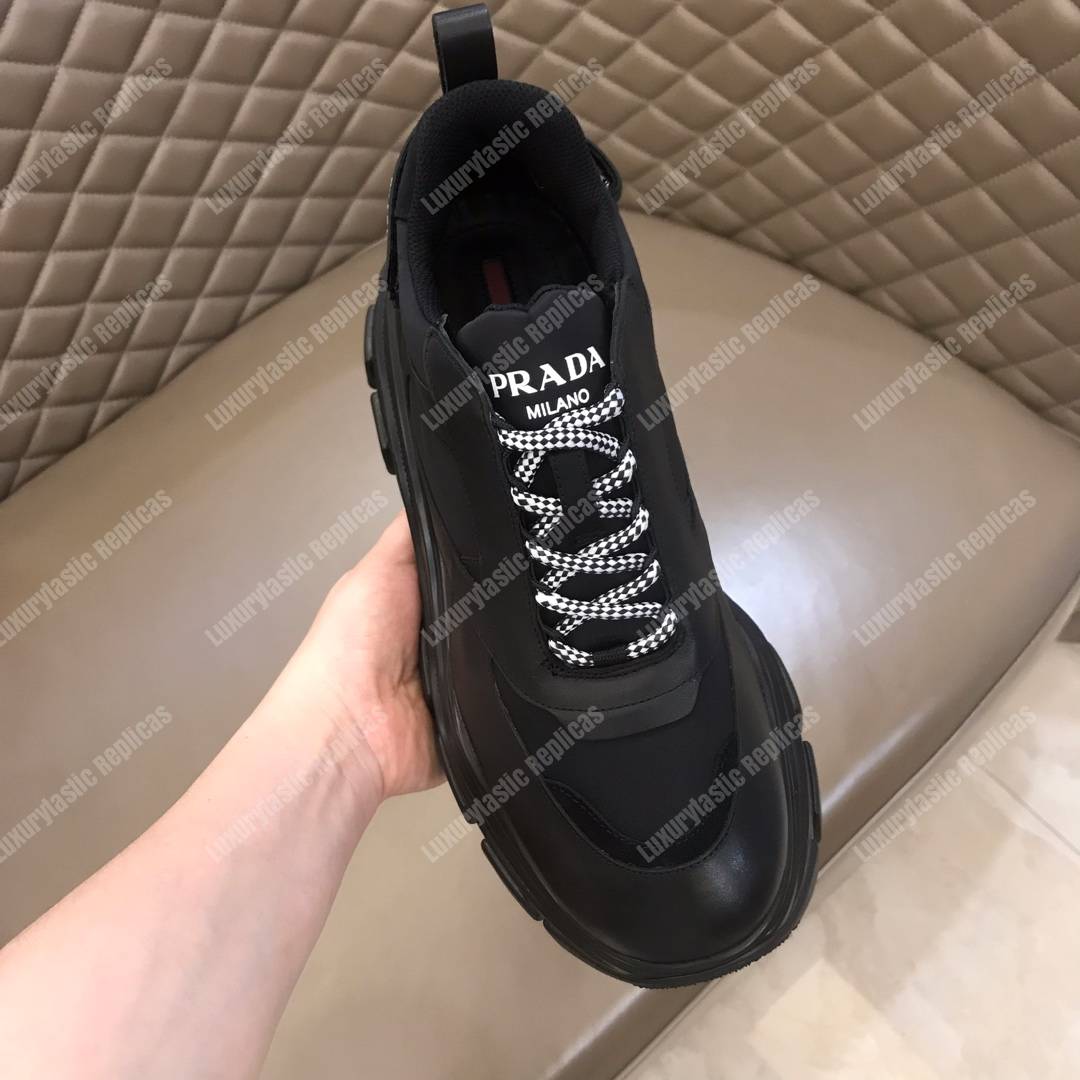Pra*a block sneakers black